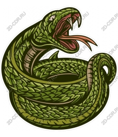  Fierce green snake