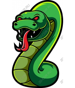  Fierce green snake