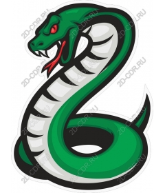  Bright green snake
