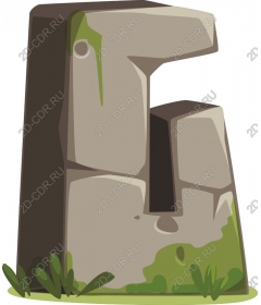  Stylized statue Moai