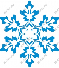  Blue Snowflake