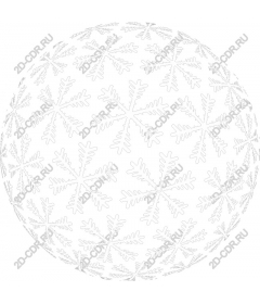  Elegant floral pattern