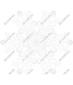  Snowflake Mandala