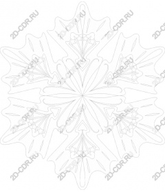  Elegant Snowflake