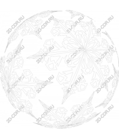  Floral mandala