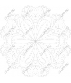  Floral mandala