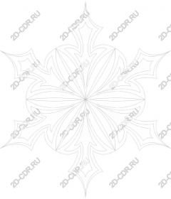  Snowflake Mandala