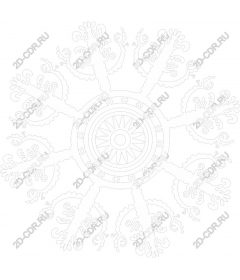  Snowflake Mandala
