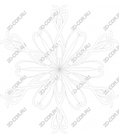 Intricate snowflake