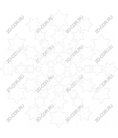  Snowflake Star
