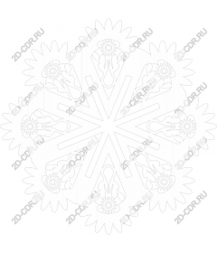  Floral mandala