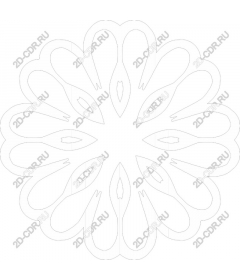  Elegant floral mandala