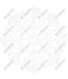  Snowflake Mandala