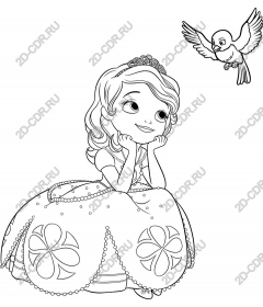  Adorable Princess and the bird