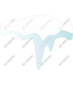 Liquid blue wave