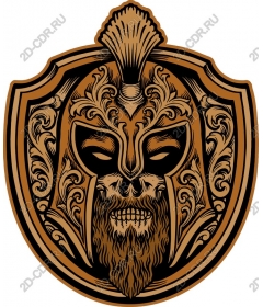 Majestic skull warrior