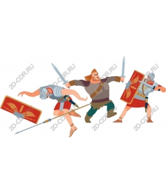 The cruel actions of Roman soldiers