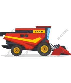  Bright agricultural harvesting machine