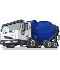 Concrete mixer truck