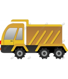 Bright construction dump truck