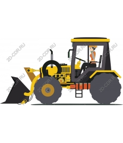  Heavy equipment wheel loader