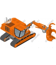  Гусеничный экскаватор Orange