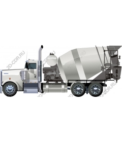 Concrete mixer truck