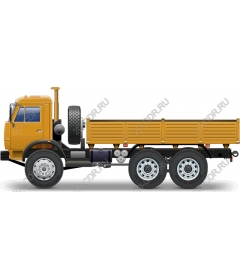  Yellow heavy truck