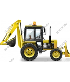  Yellow heavy excavator