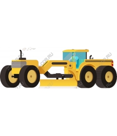 Grader for heavy equipment