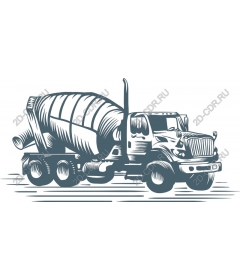 Concrete mixer truck