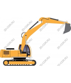  Modern excavator