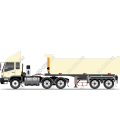  Modern dump truck