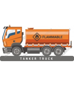 Truck flammable goods