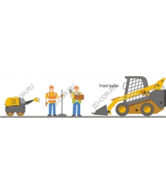 Construction worker loader