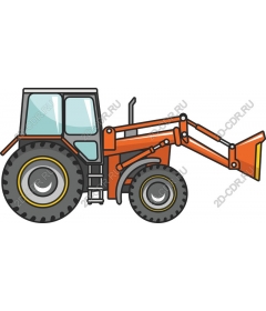  Bright backhoe loader