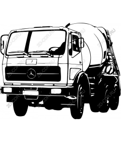 Mixer Truck Mercedes