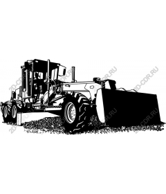 Grader for heavy equipment