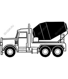 Concrete mixer truck