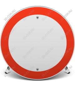  Bright red round frame