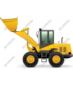 Premium yellow forklift