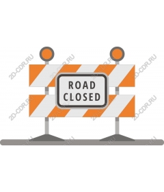 The sign "Road closed"
