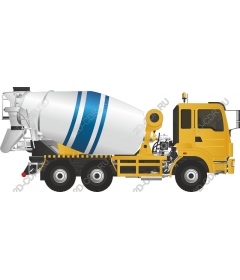 Concrete mixer truck