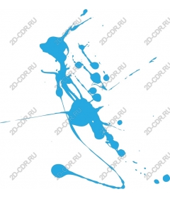 Dynamic blue splash