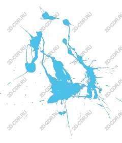  Bright blue spray paint