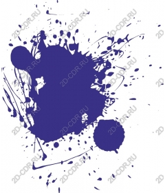  Bright purple splash