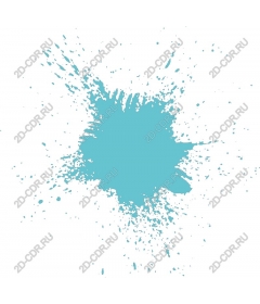 Abstract turquoise spray paint