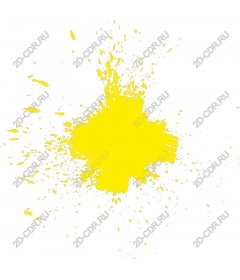  Bright yellow splash paint