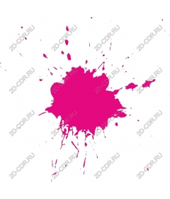  Bright pink ink splash
