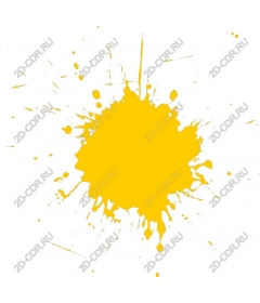  Bright yellow splash paint